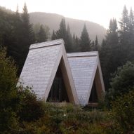 Farouche Tremblant cabins in the forest by Atelier l'Abri