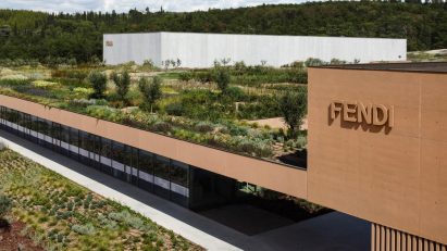 Exterior of the Fendi factory by Piuarch
