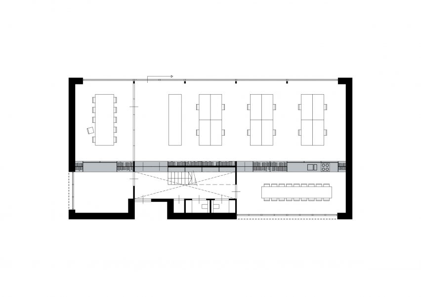 First floor plan of Black Barn
