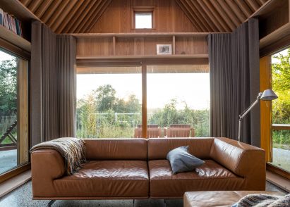 Interior of The Author's House in Denmark by Sleth