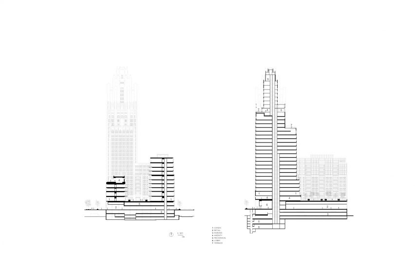 Tribune Tower plans