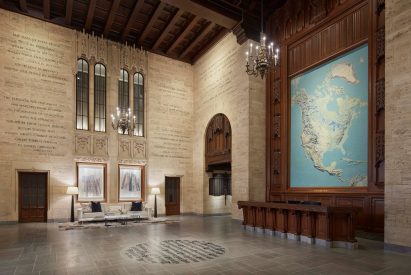 Historic lobby in Tribute Tower