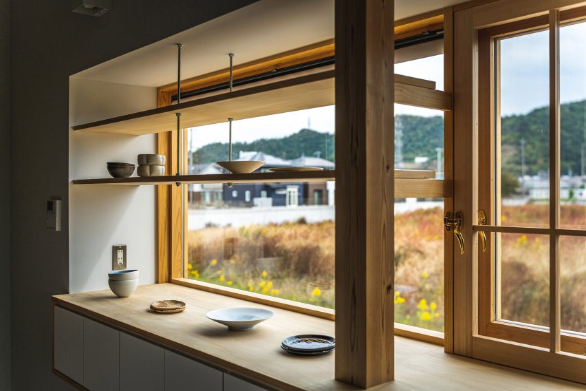 Interior of U-House near Biwa-ko by Ushijima Architects