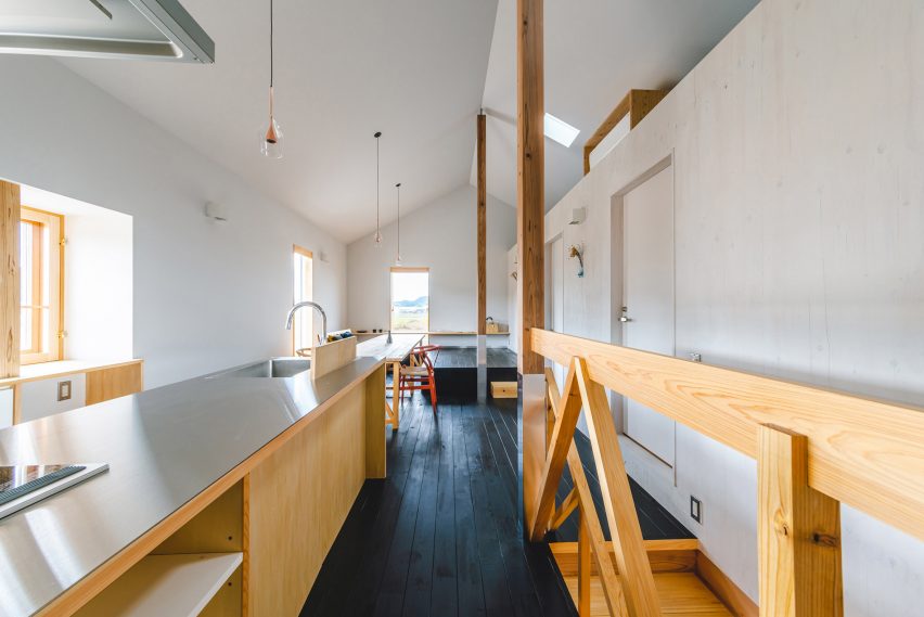 Interior of U-House near Biwa-ko by Ushijima Architects