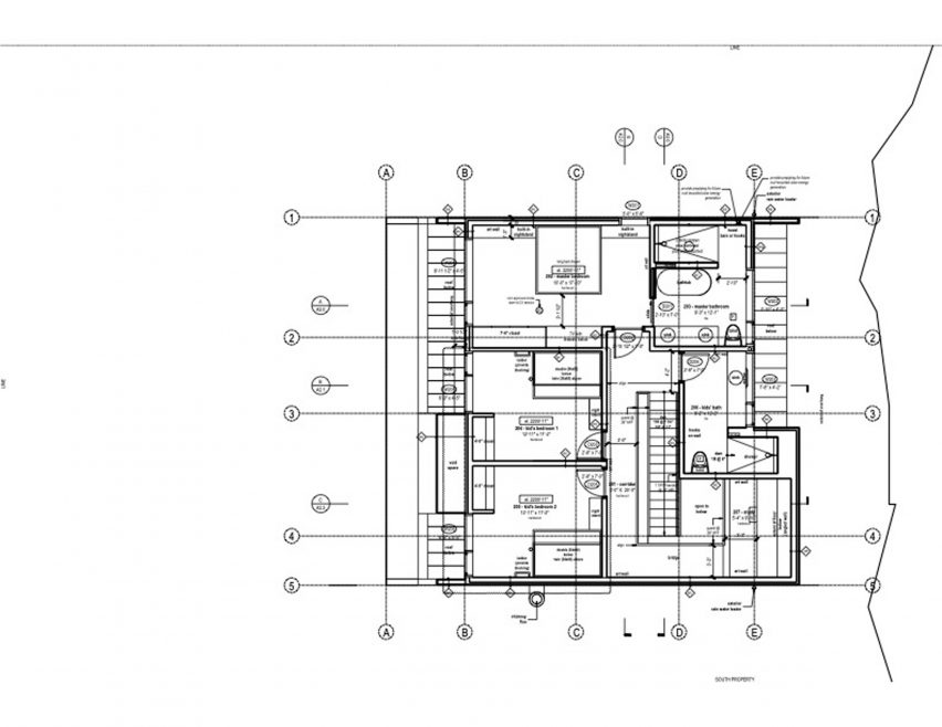 Upper floor plan