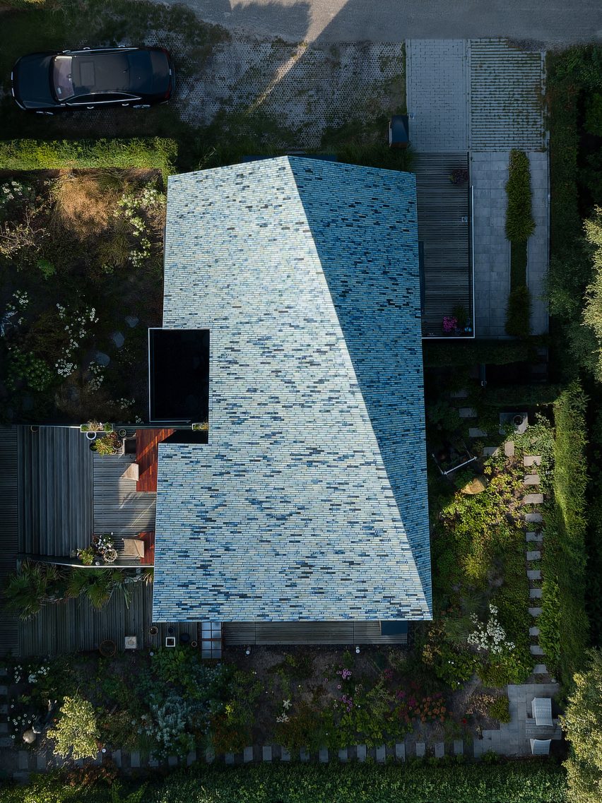 Exterior of Villa BW by Mecanoo