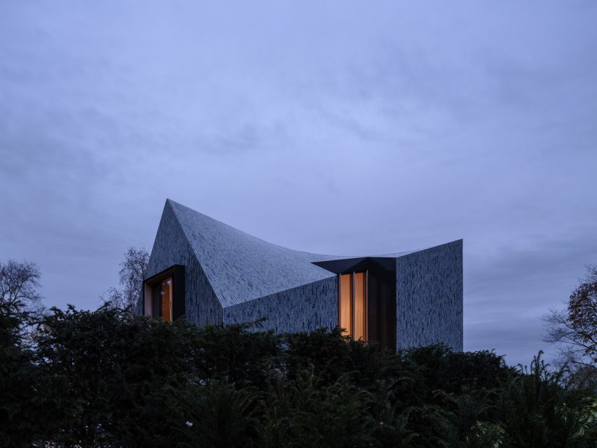 Exterior of Villa BW by Mecanoo