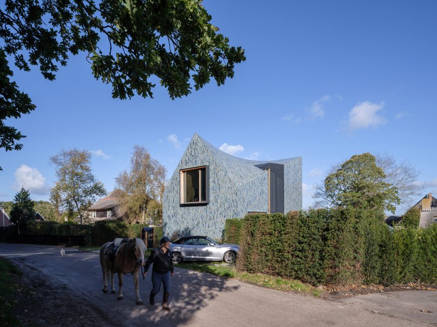 Exterior of Villa BW by Mecanoo