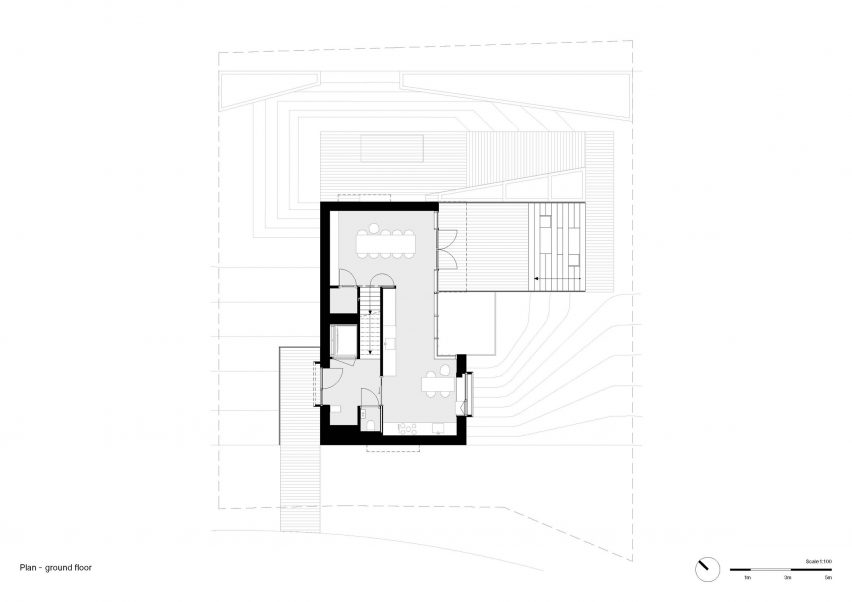 Ground floor of Villa BW by Mecanoo