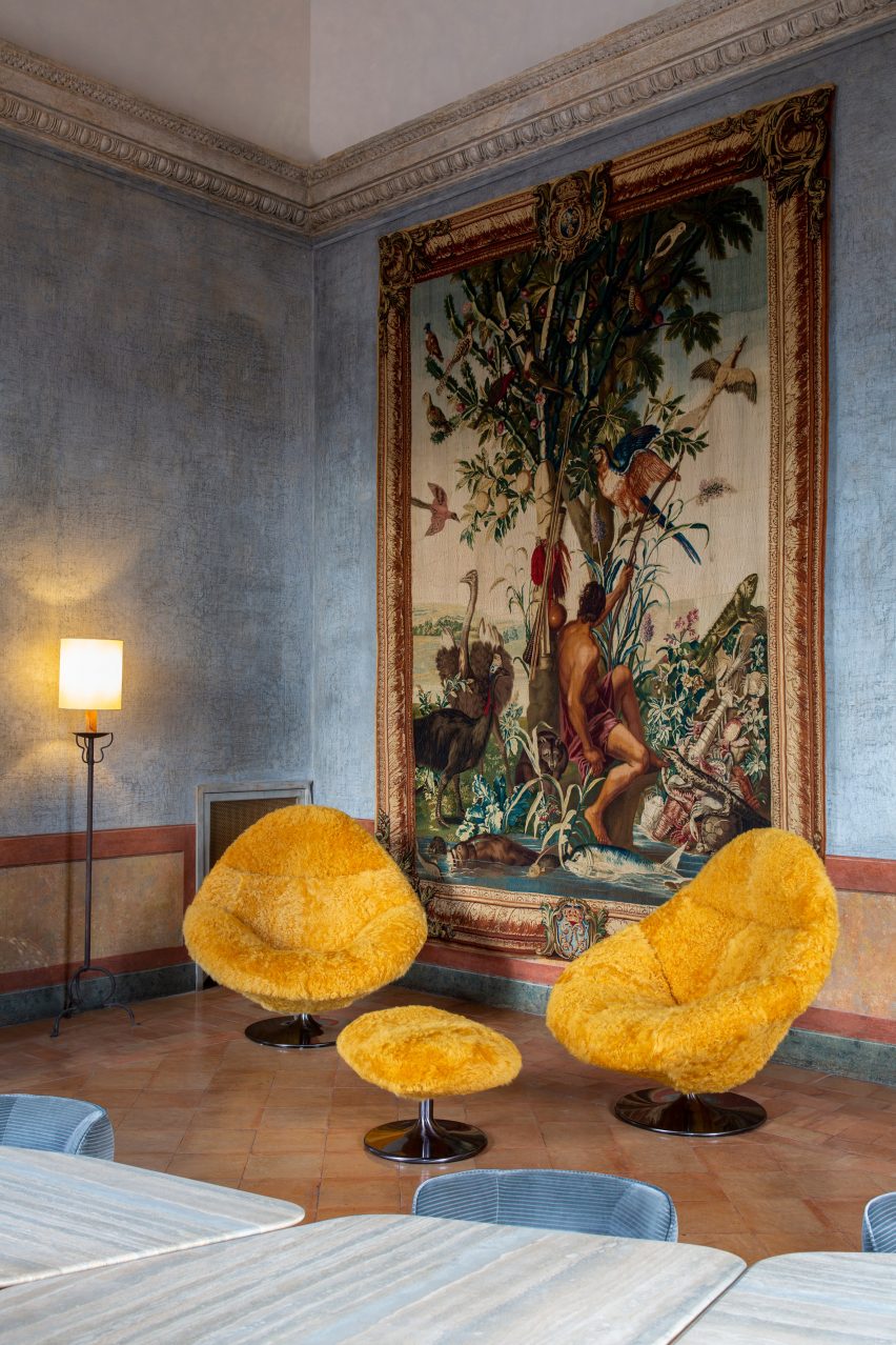 Salon des Pensionnaires in Villa Medici, home of the French Academy in Rome
