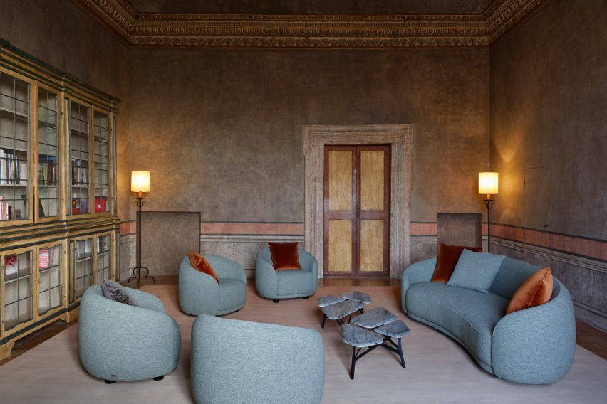 Salon des Pensionnaires in Villa Medici, home of the French Academy in Rome