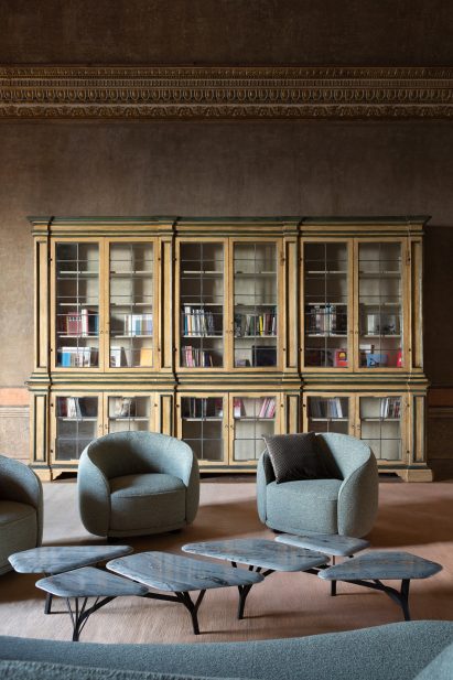 Salon des Pensionnaires in Villa Medici, home of the French Academy in Rome