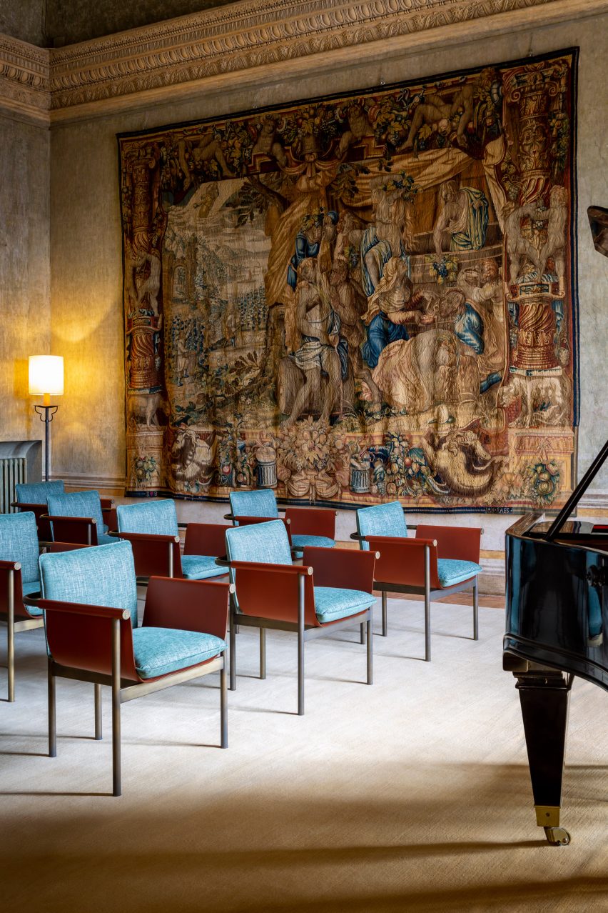 Salon de Musique in Villa Medici, home of the French Academy in Rome