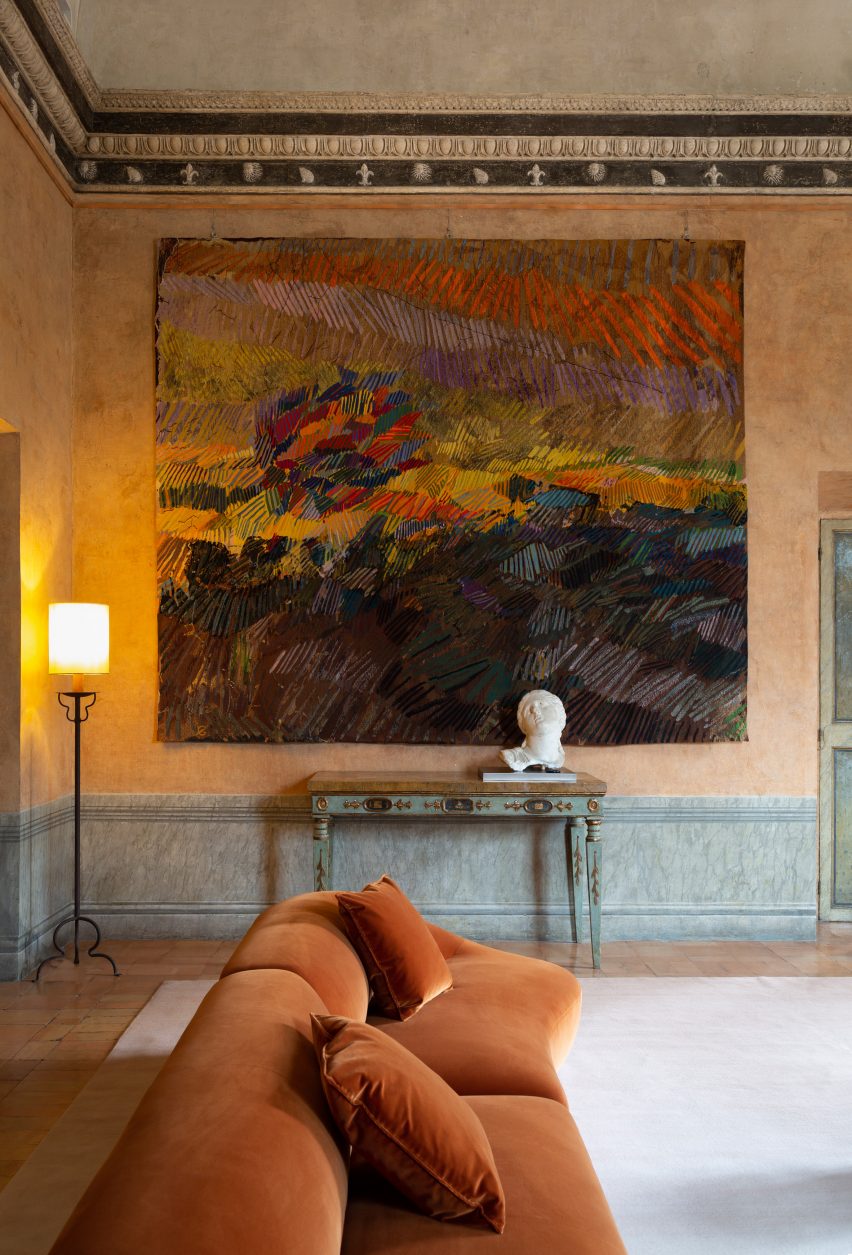 Petit Salon in Villa Medici, home of the French Academy in Rome