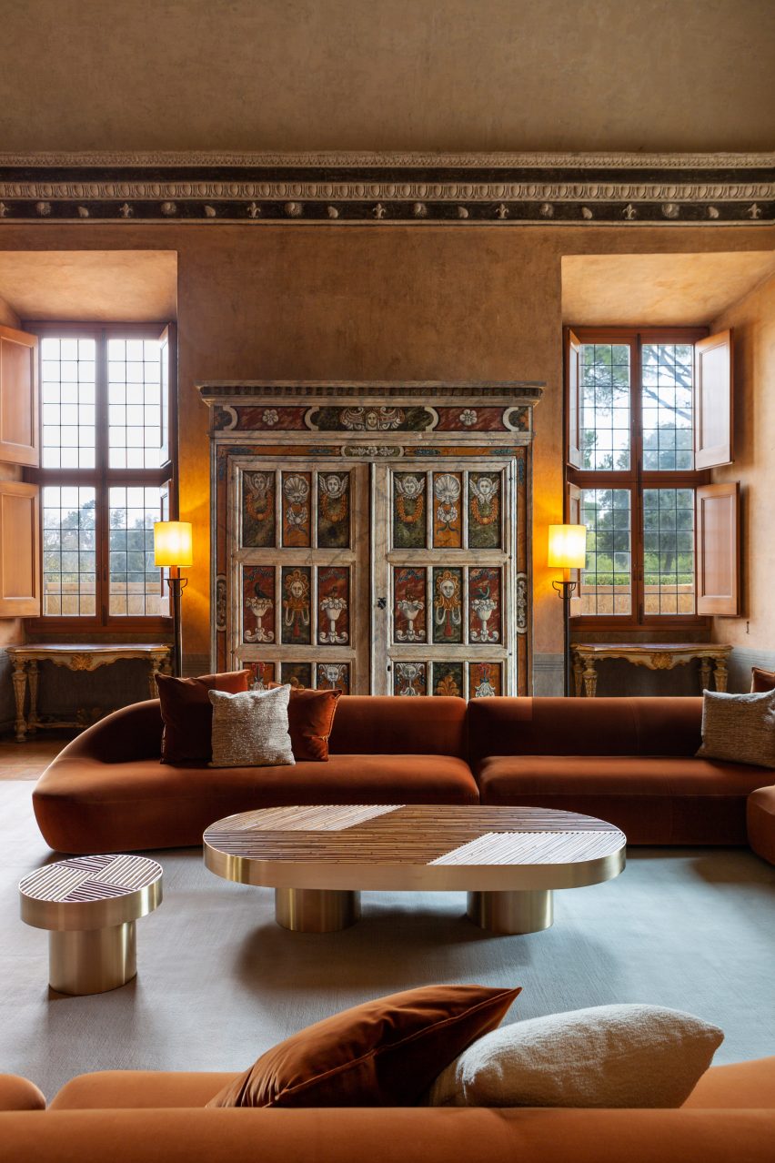 Petit Salon in Villa Medici, home of the French Academy in Rome