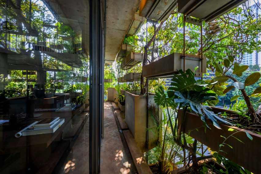 Urban Farming Office by Vo Trong Nghia Architects