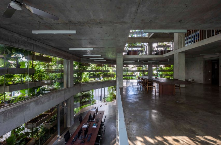 Urban Farming Office by Vo Trong Nghia Architects