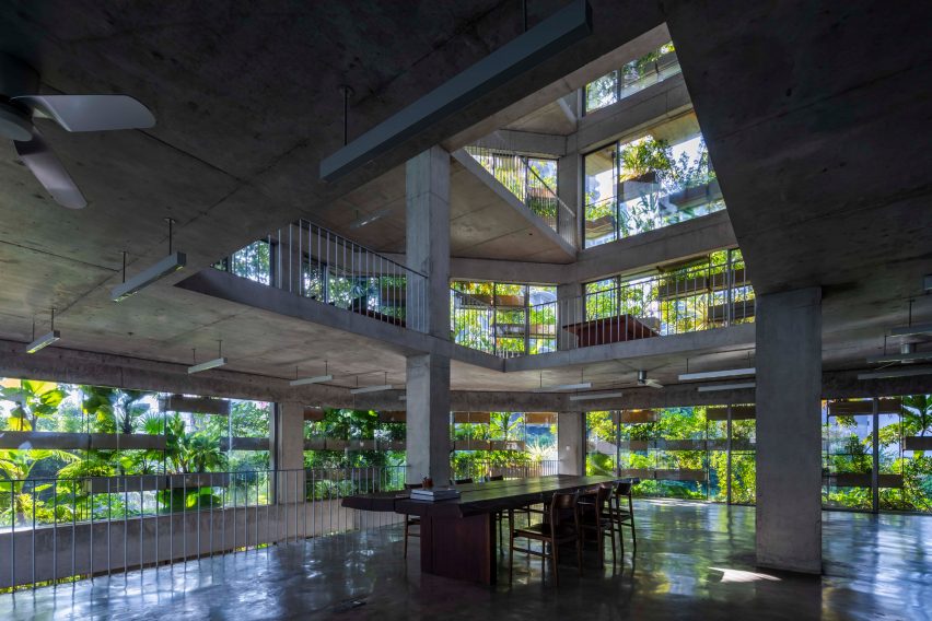 Urban Farming Office by Vo Trong Nghia Architects