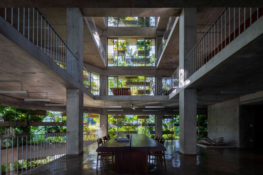 Urban Farming Office by Vo Trong Nghia Architects