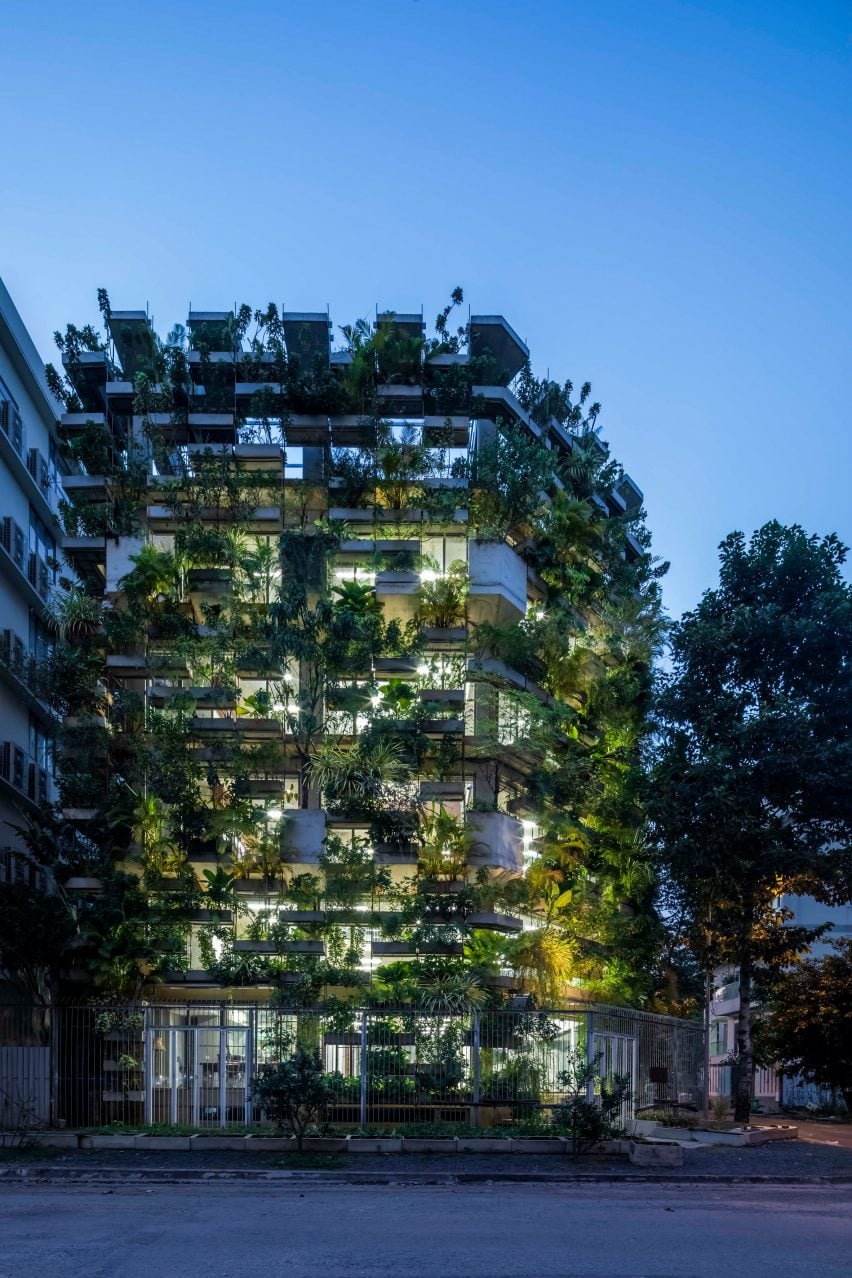 Urban Farming Office by Vo Trong Nghia Architects