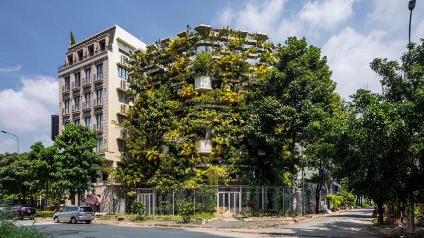 Urban Farming Office by Vo Trong Nghia Architects