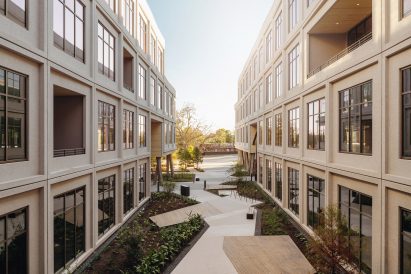 Chunky office block by West of West architecture office in Austin, Texas