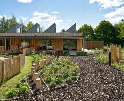 Gardens of nursery in UK