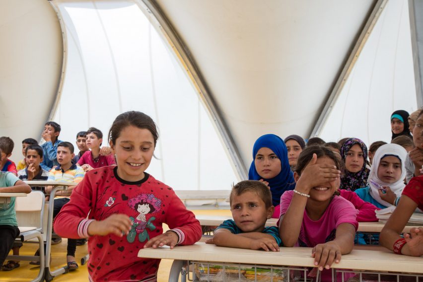ZHA refugee camp tents