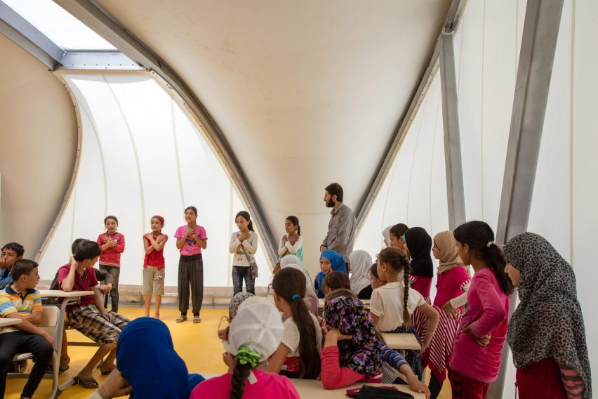 ZHA refugee camp tents