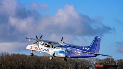 ZeroAvia tests largest plane with hydrogen-electric engine in skies of England