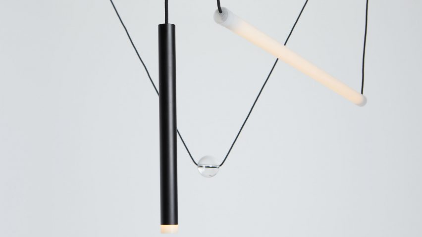 Photo of a lighting installation