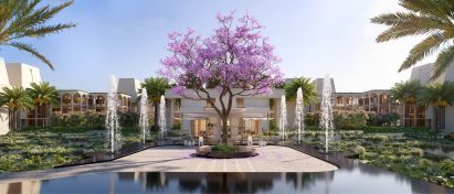 White villa at Clinique resort by John Heah