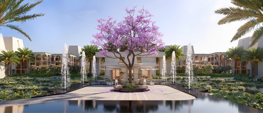 White villa at Clinique resort by John Heah