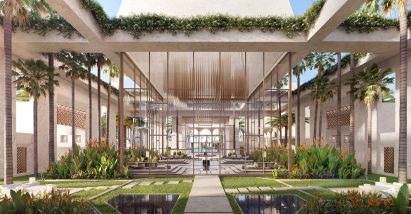 Building at Clinique's Amaala resort