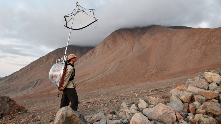 Fog-X in a mountainous landscape