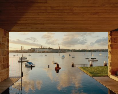 Infinity pool at Fisherman's cottage