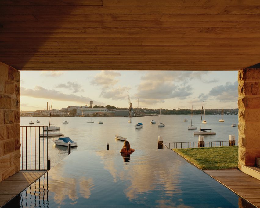 Infinity pool at Fisherman's cottage