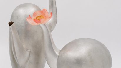 Silver vases