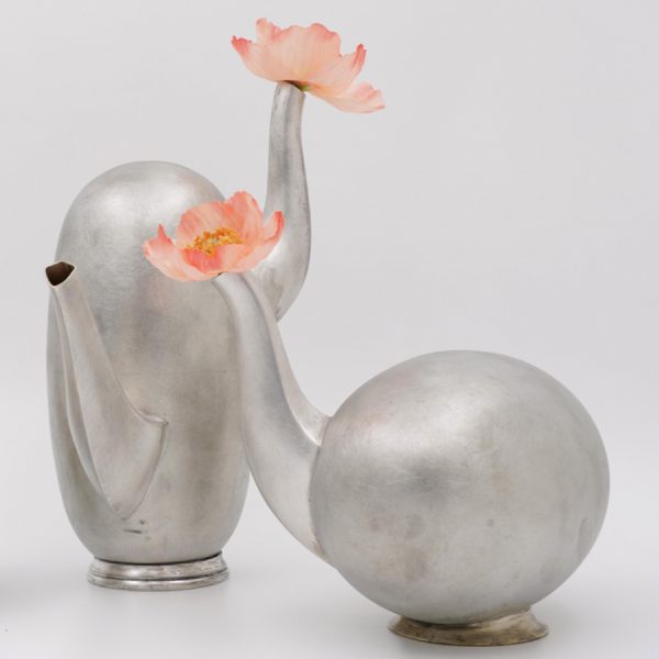 Silver vases