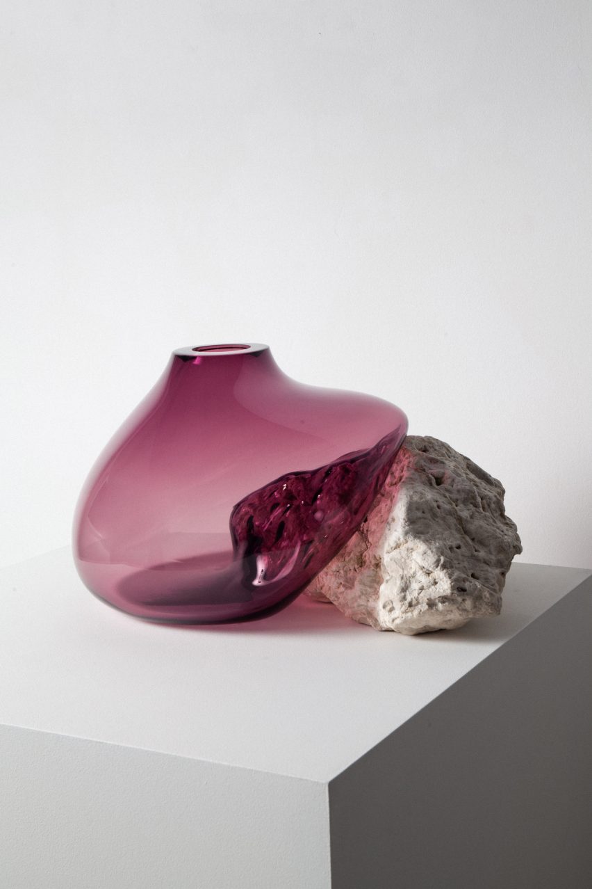 Photo of purple glassware