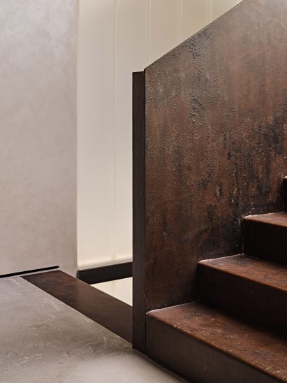 Metal staircase designed by Studio8