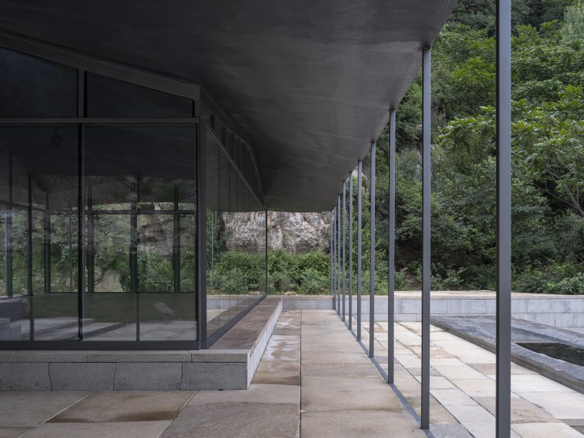 Meditation hall of Upper Cloister