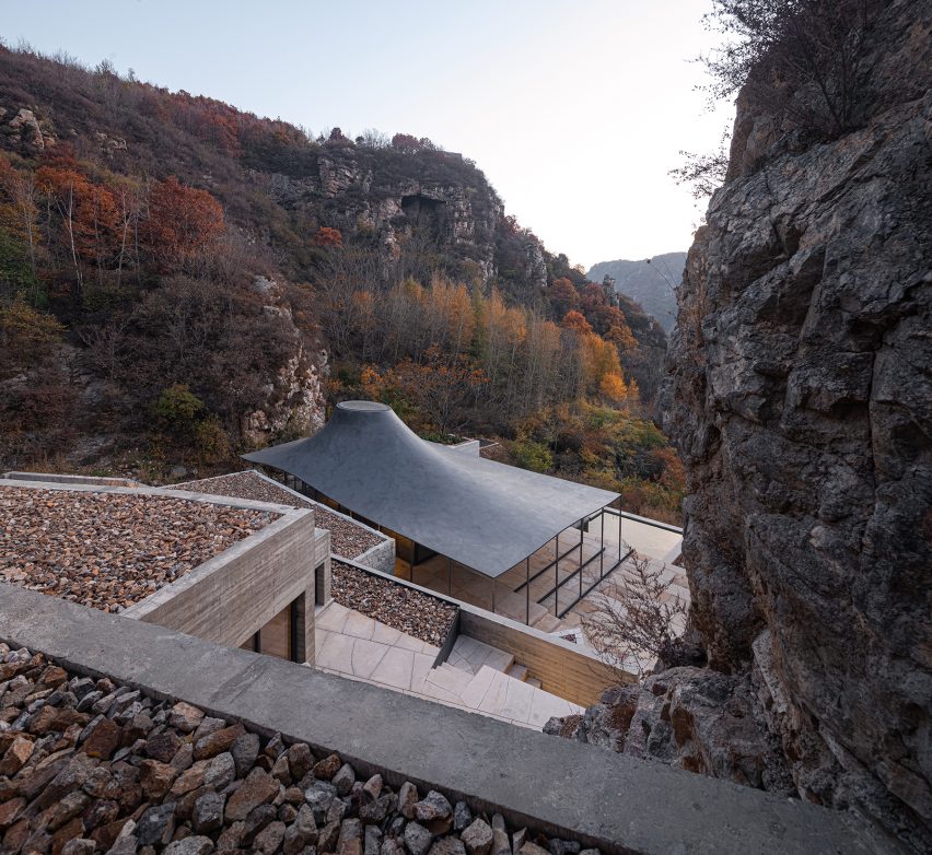 Upper Cloister in the mountain valley