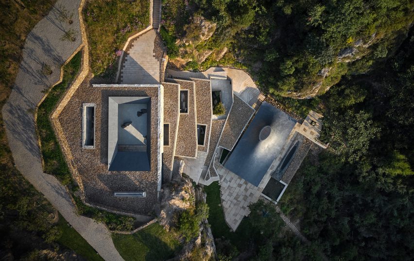 View from above Upper Cloister