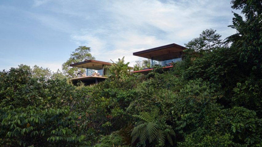 Floating rammed earth villas by Formafatal