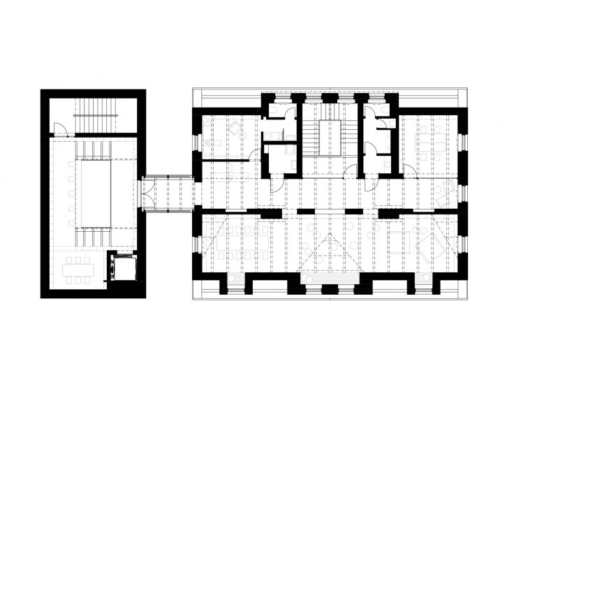 First floor plan of IGI Library