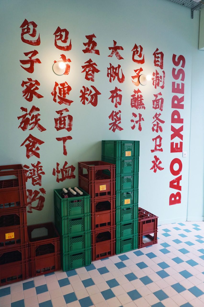 Bao Express restaurant in Paris by Atelieramo