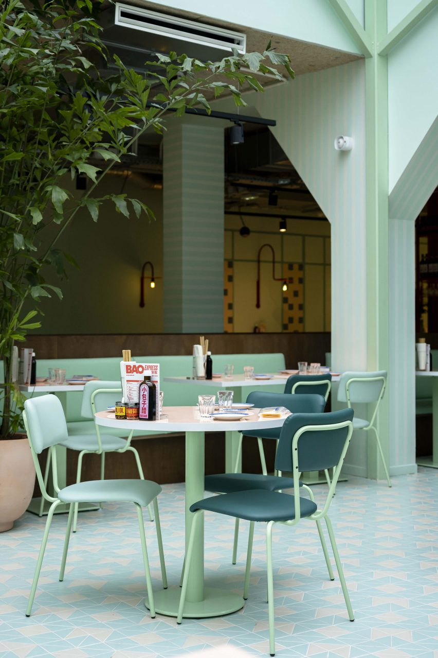 Bao Express restaurant in Paris by Atelieramo