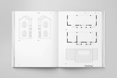 Architectural drawing of Barbie's Dreamhouse