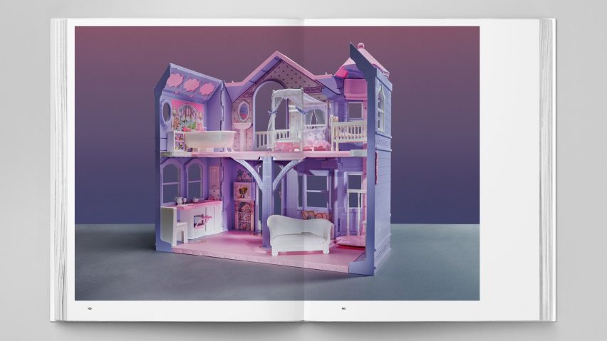 Purple castle-looking dollhouse from 2000